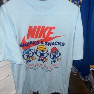 Nike Light Blue Graphic T-Shirt